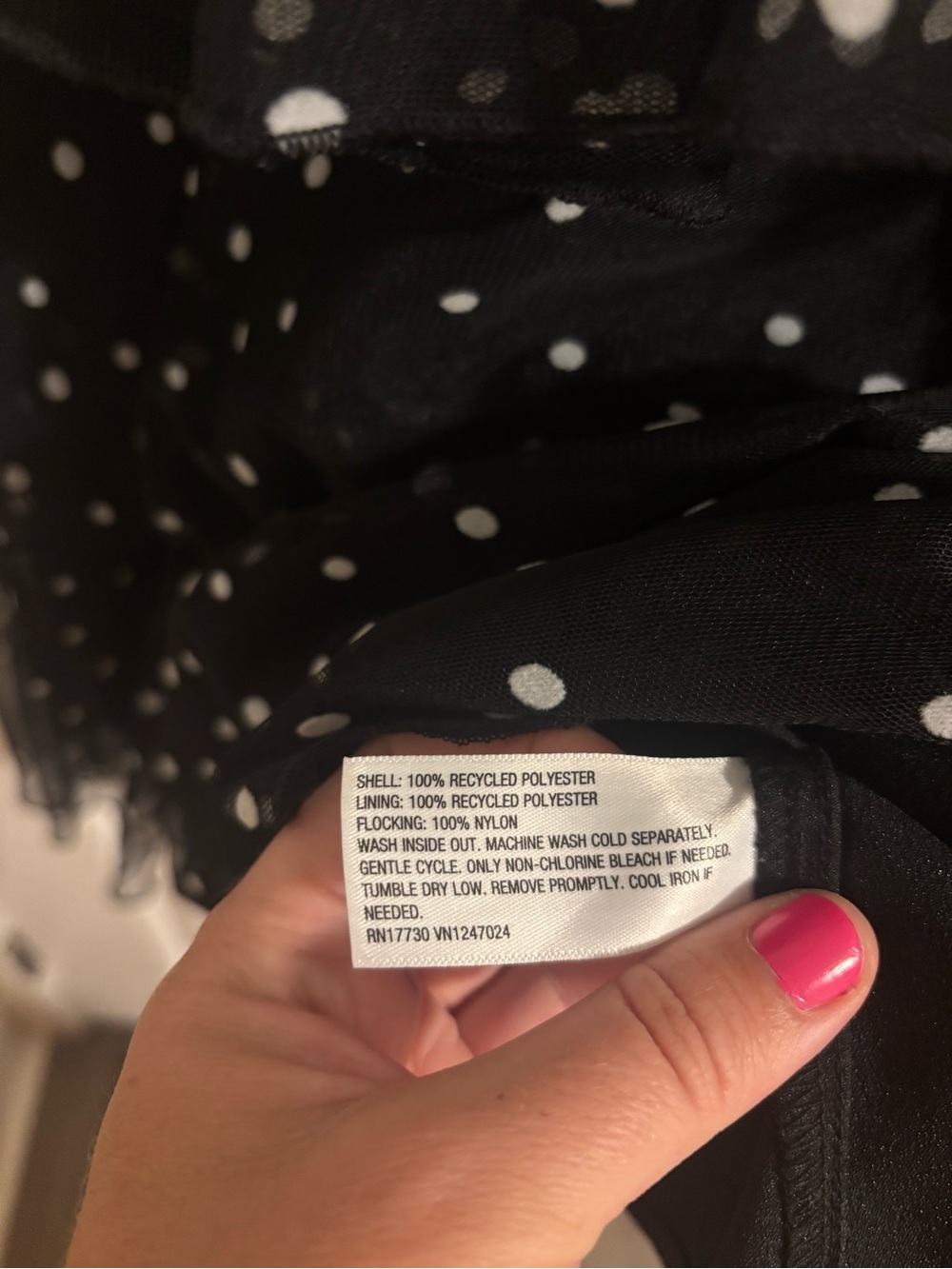 KATE SPADE x Target Tiered Polka Dot Halter Mini Dress Black White Size XS - Picture 6 of 8